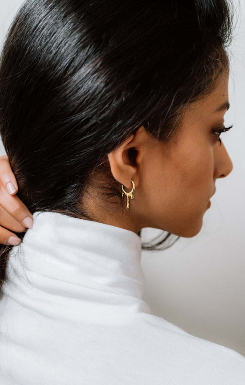 Dripping Circular XS Earrings